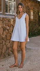 Vika Mini Dress - Blue