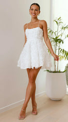 Ada Mini Dress - White