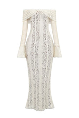 Celeste Off-Shoulder Lace Dress