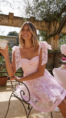 Karis Mini Dress - Blush