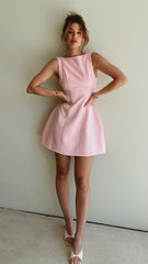 Rafiki Mini Dress - Baby Pink