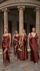 Sofia Maxi Dress - Rust