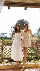 Tania Midi Dress - White