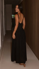 Kora Maxi Dress - Black