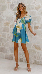 Tammy Mini Dress - Blue Orchid
