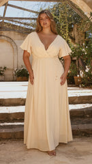 Charlize Maxi Dress - Yellow