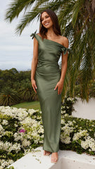 Frida Maxi Dress - Olive