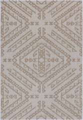 Vanuatu Kilifa Beige Tribal Flatweave Rug