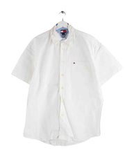 Tommy Hilfiger Kurzarm Hemd Weiß L (front image)
