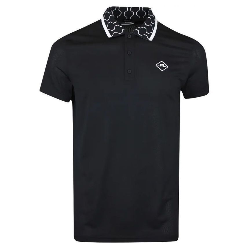 J Lindeberg 23SS GLEN POLO Regular Fit T-Shirt Black GMJT07614 9999 49532001