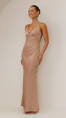 Ziah Maxi Dress - Latte
