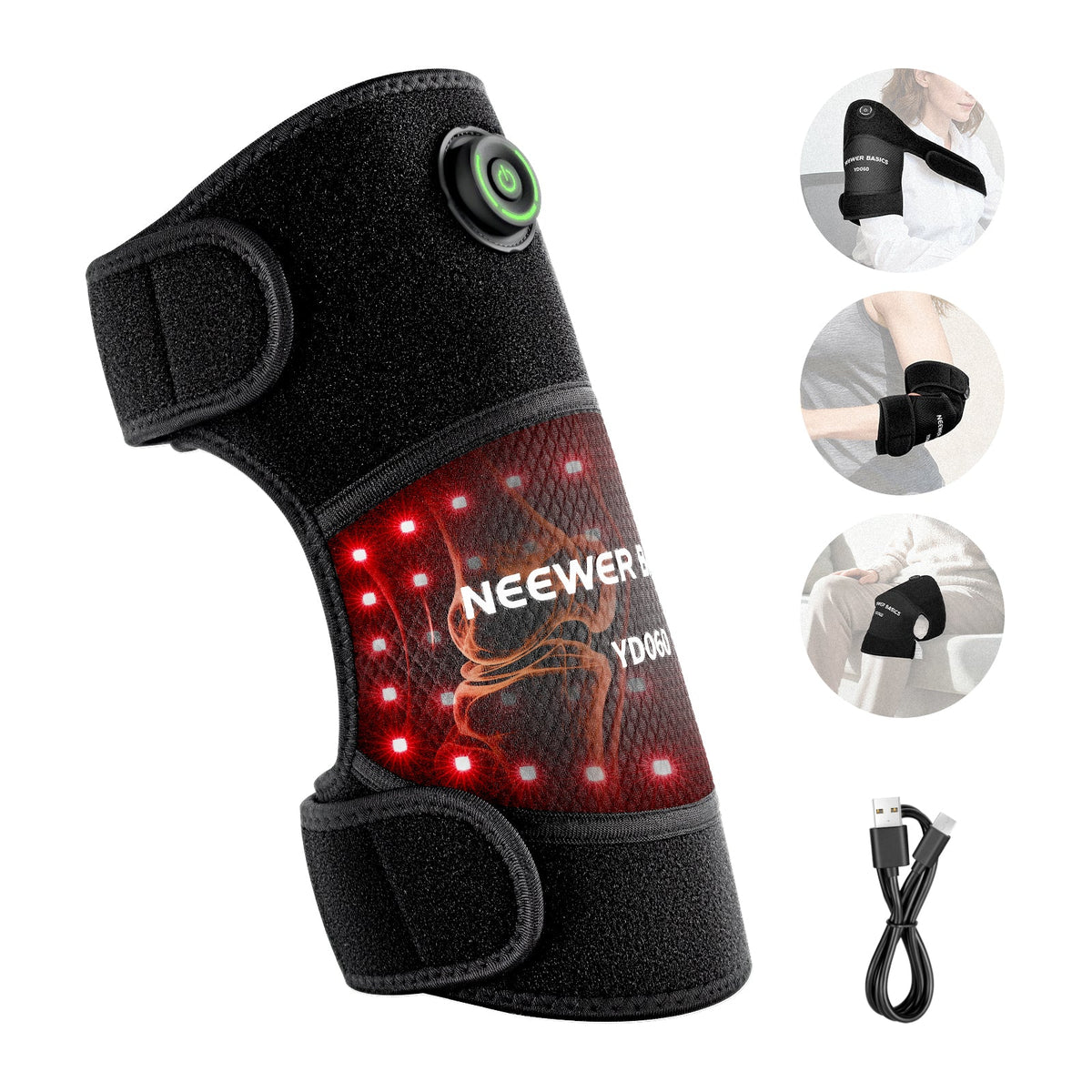 NEEWER BASICS YD060 Rotlicht für Knie und Ellbogengelenke