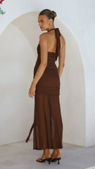 Alani Maxi Dress - Chocolate
