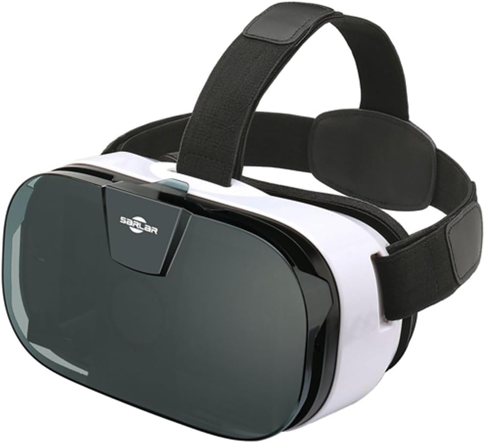 SARLAR 3D VR Headset, Virtual Reality Goggles Movies Video Games Viewer for iOS, Android, Microsoft & PC Phones Series Within 4.0-6.5 Inch