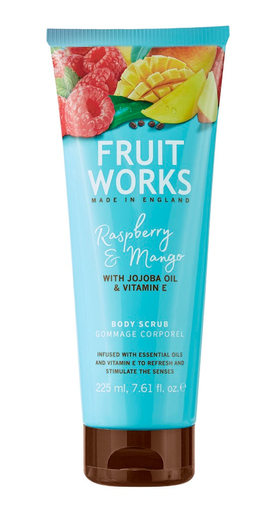 Fruit Works Body Scrub Raspberry & Mango Body Scrub 225ml
