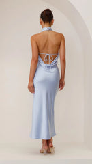Rina Midi Dress - Blue