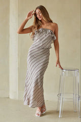 Tanya Striped Maxi Skirt