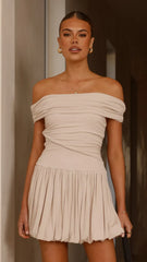 Manalla Mini Dress - Stone