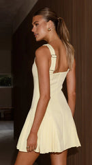 Yesim Mini Dress - Yellow