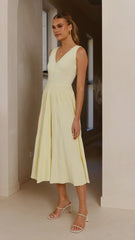 Jayde Knit Dress - Yellow