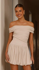 Manalla Mini Dress - Stone