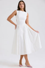 Sienna Open Back Midi Dress