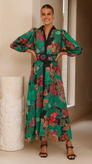 Lucinda Maxi Dress - Green