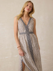 | Macey Maxi Dress - Summer Pearl Blossom | Faherty Brand