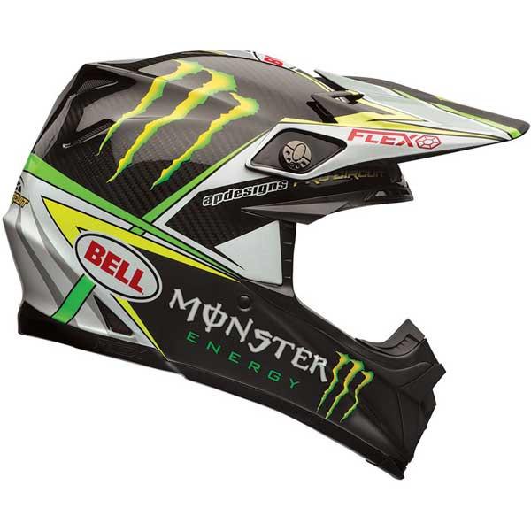 Bell Moto 9 Carbon Flex Pro Circuit 17 Monster Replica