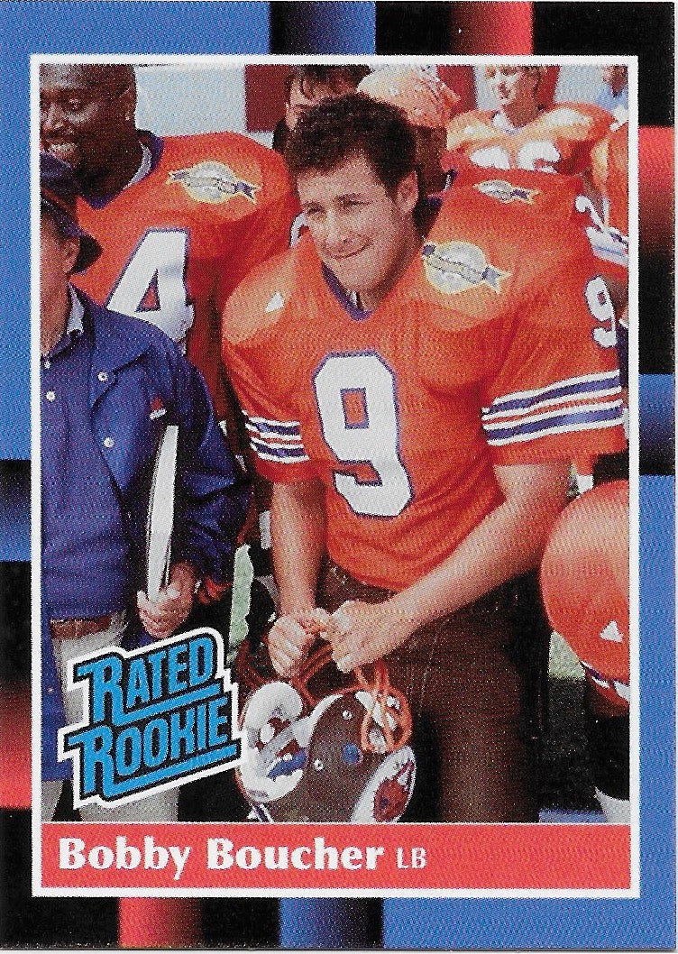 The Waterboy Bobby Boucher Football Card - MASTERBAZ