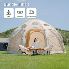 Coody Dome Bundle – Zelt + Teppich + Bodenplane