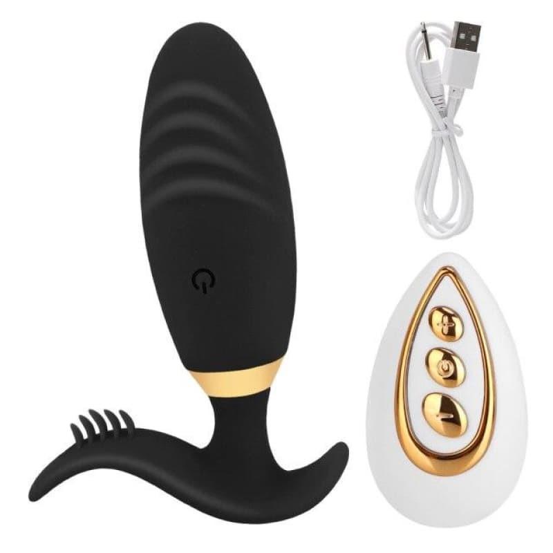 Le Plug Anal Vibrant egg ancre noir