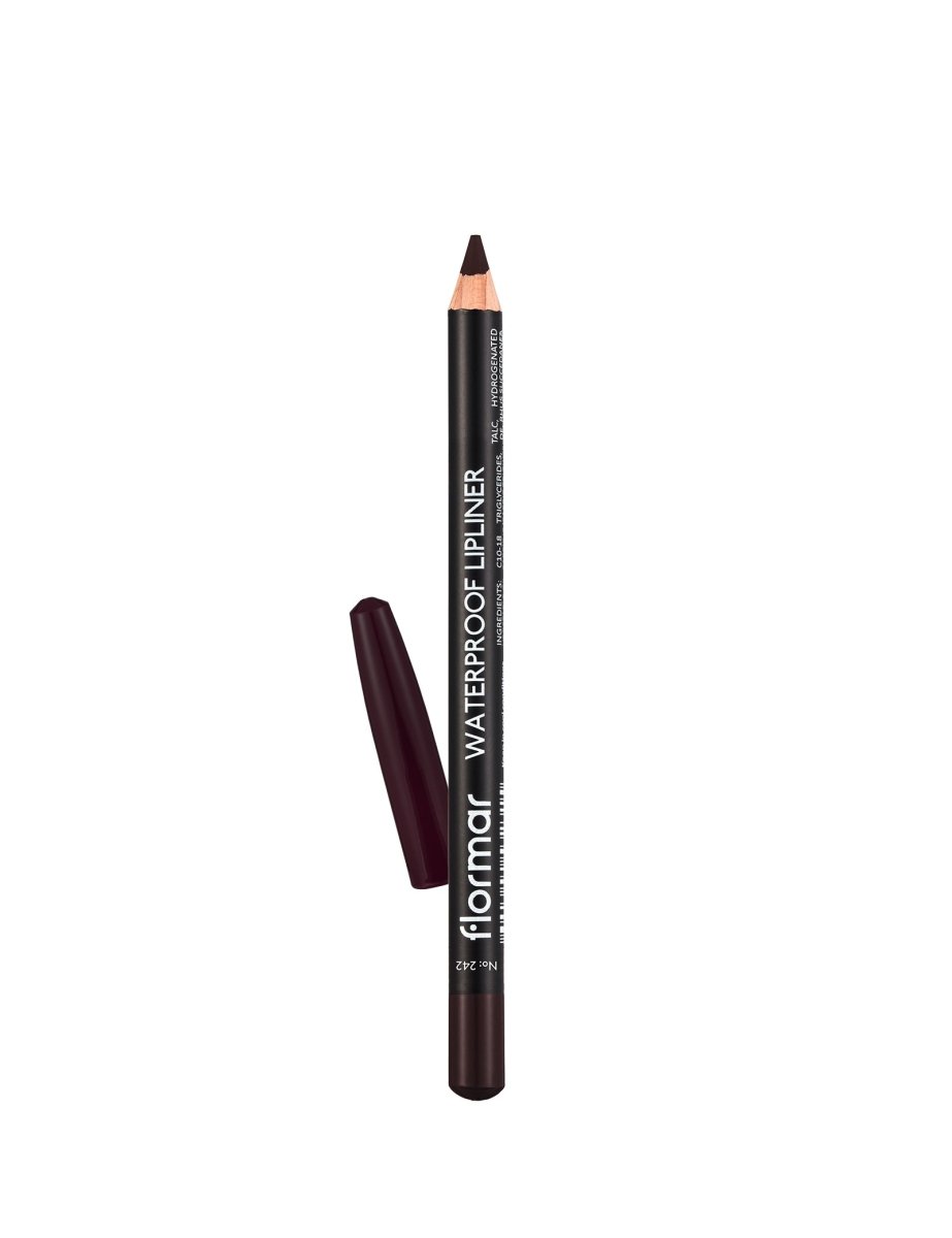 WATERPROOF LIPLINER DEEP BORDEAUX 242 - Flormar | BeautyForYou.ma